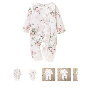 ROSALIE Ruffle baby Jumpsuit - 0-3 months